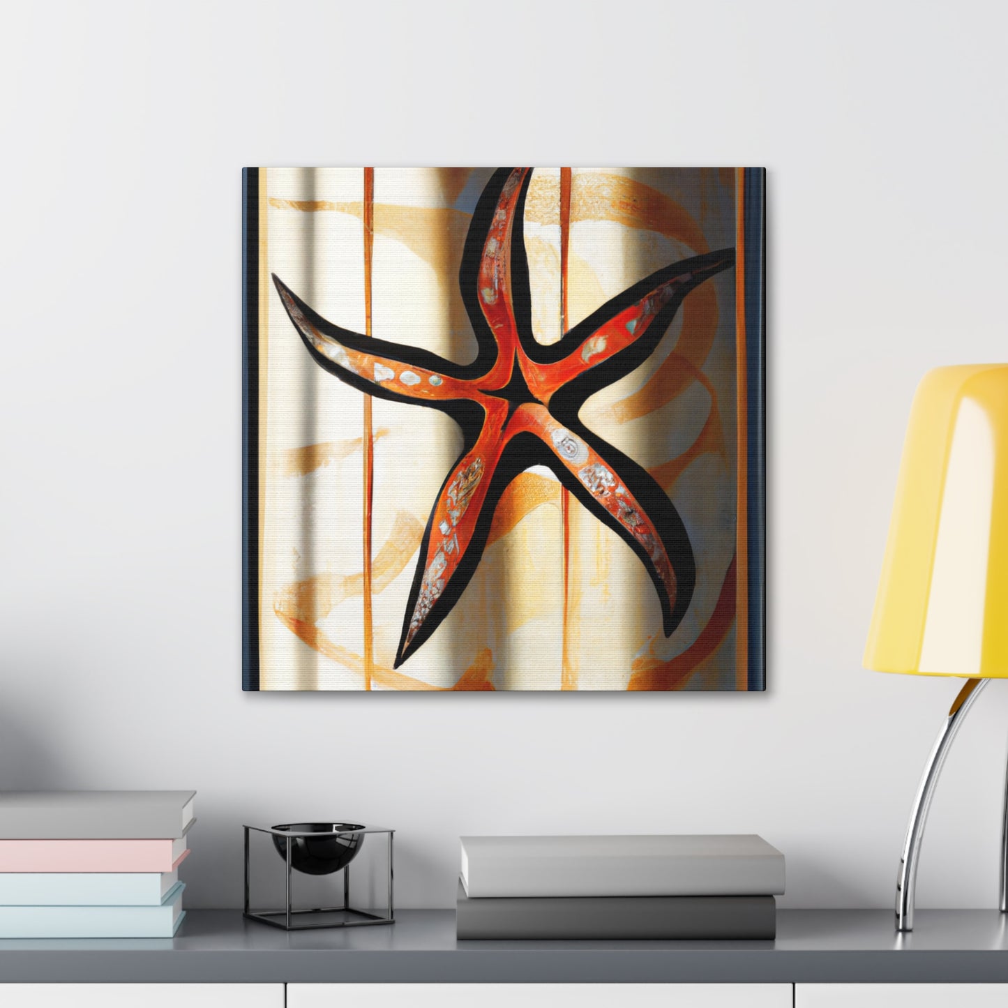 "Starfish at Sunset" - Canvas