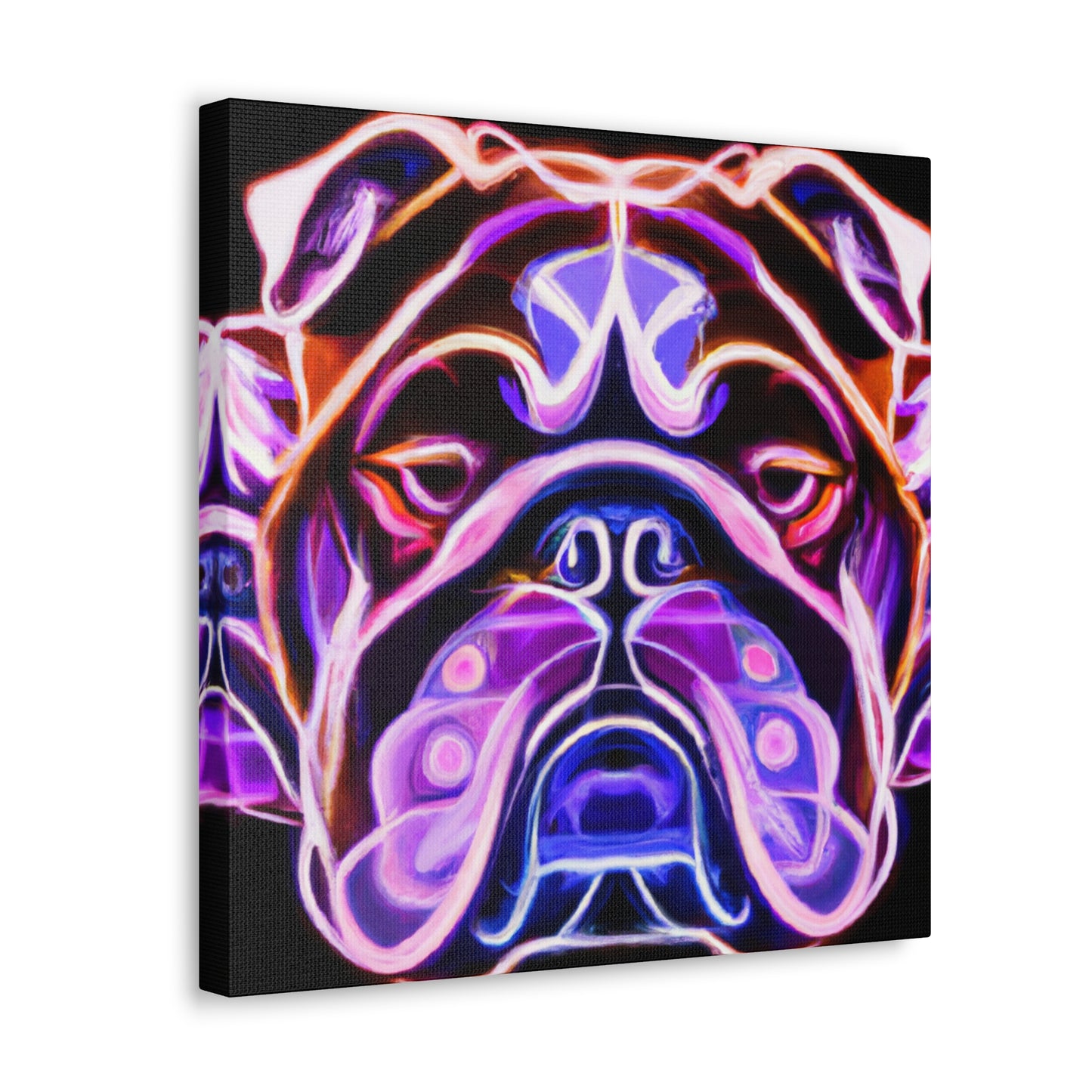 "Regal English Bulldog" - Canvas