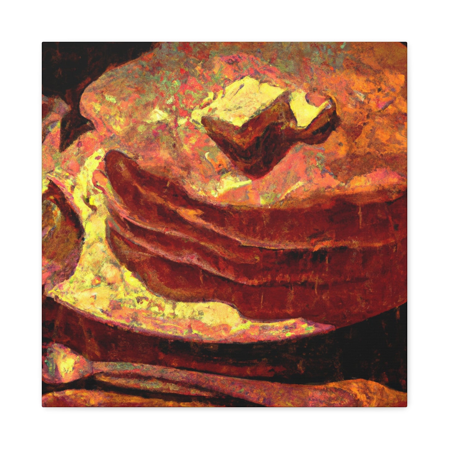 Pancakes in Abstract Form - Canvas