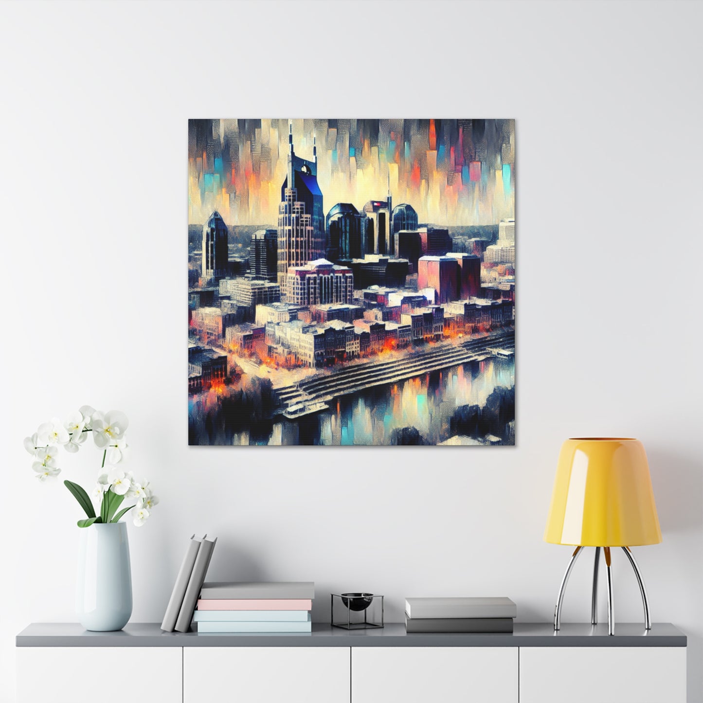 Melodies of Nashville Dawn - Canvas