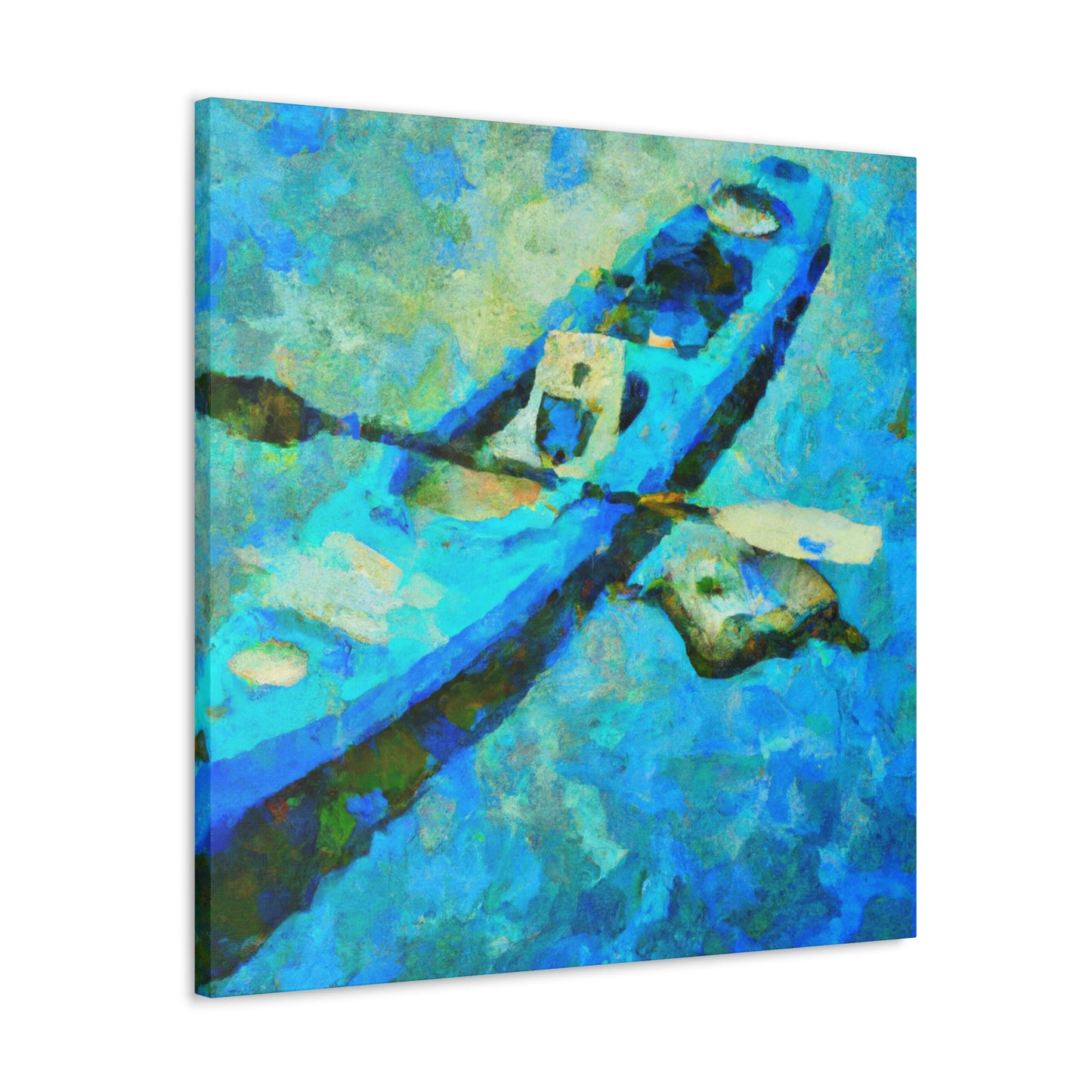 Kayaking the Open Waters - Canvas