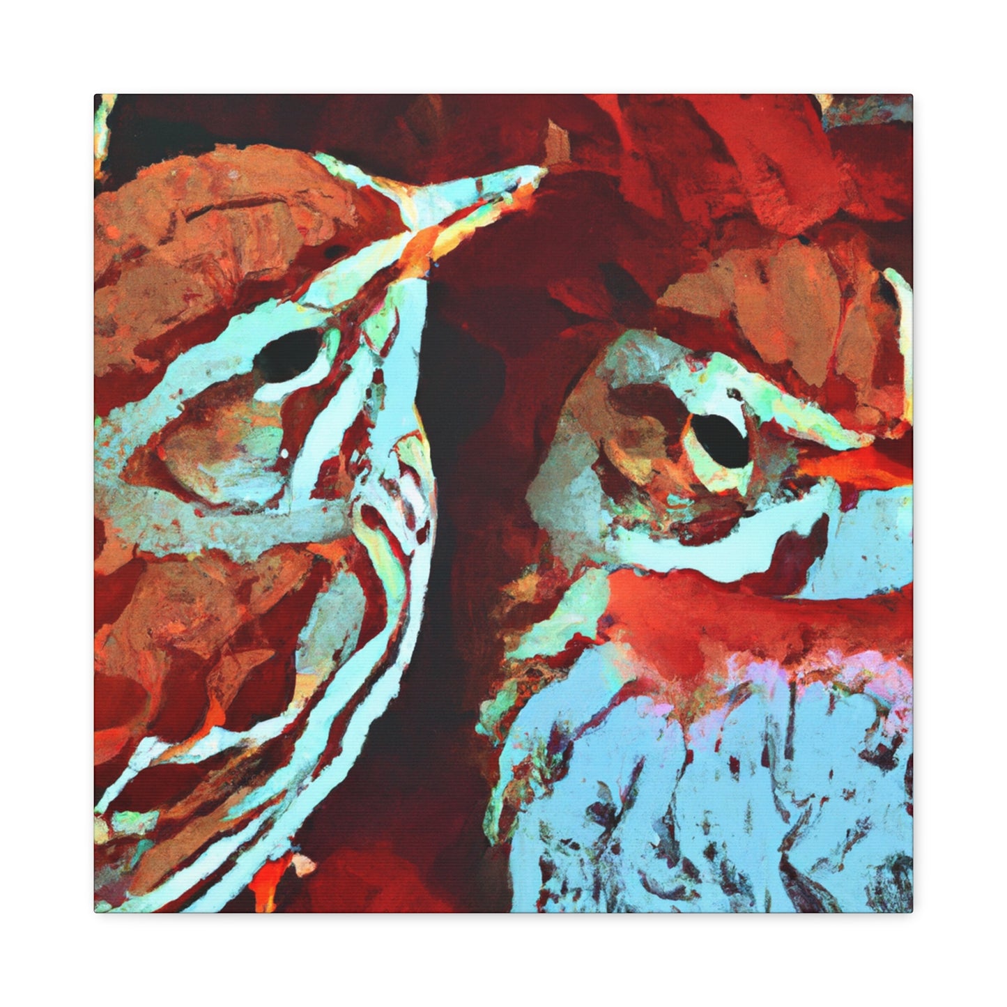 "Song Sparrow in Color" - Canvas