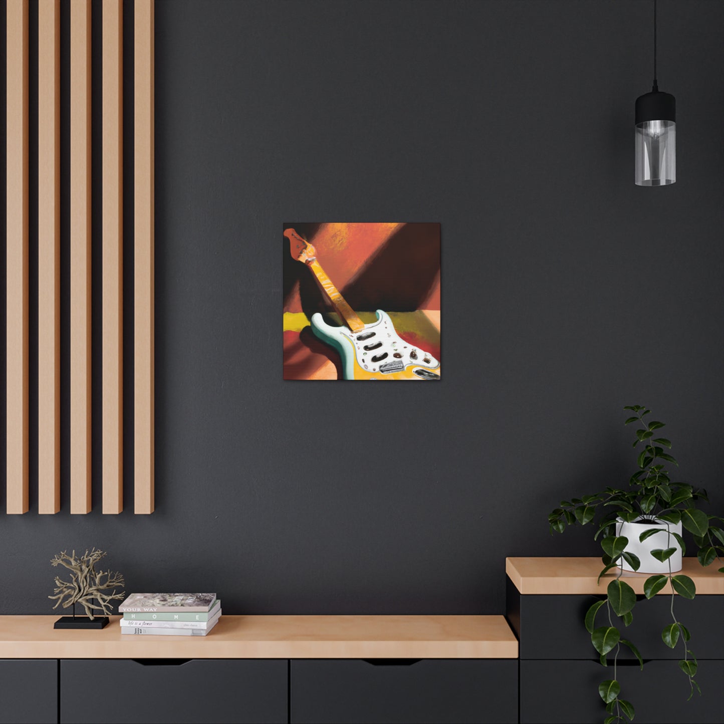 "Fender's Jazz Deco" - Canvas