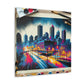 "Urban Echoes: Hoosier Horizons" - Canvas