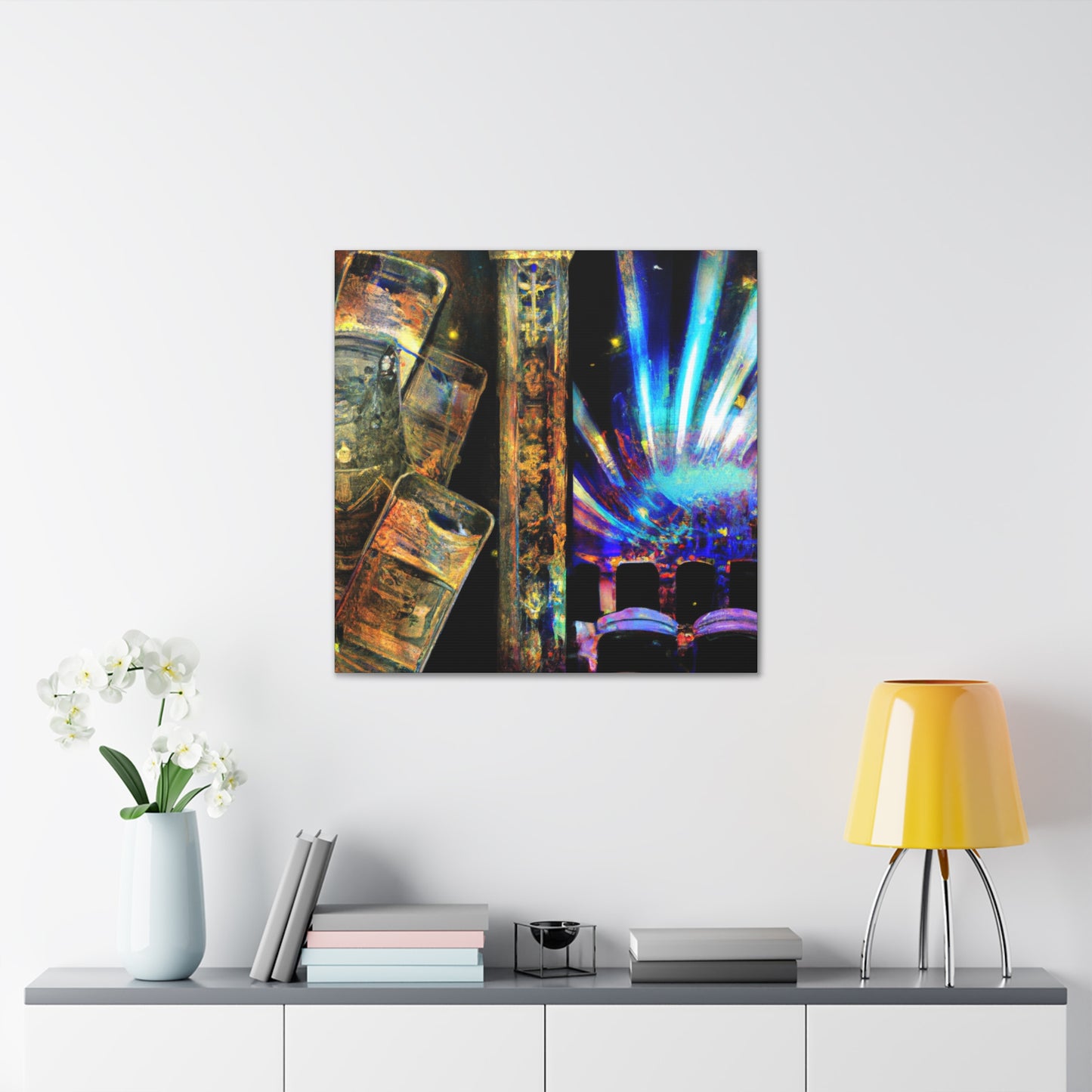 "Movie Night Delight" - Canvas