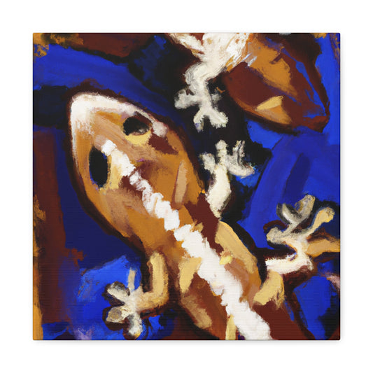 Gecko's Expressionistic Dream - Canvas