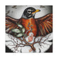 "American Robin Surrealism" - Canvas