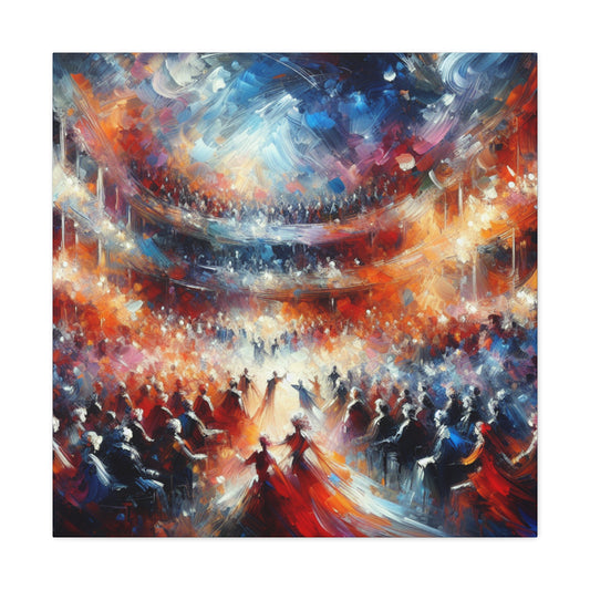 Operatic Symphony of Movement - Canvas