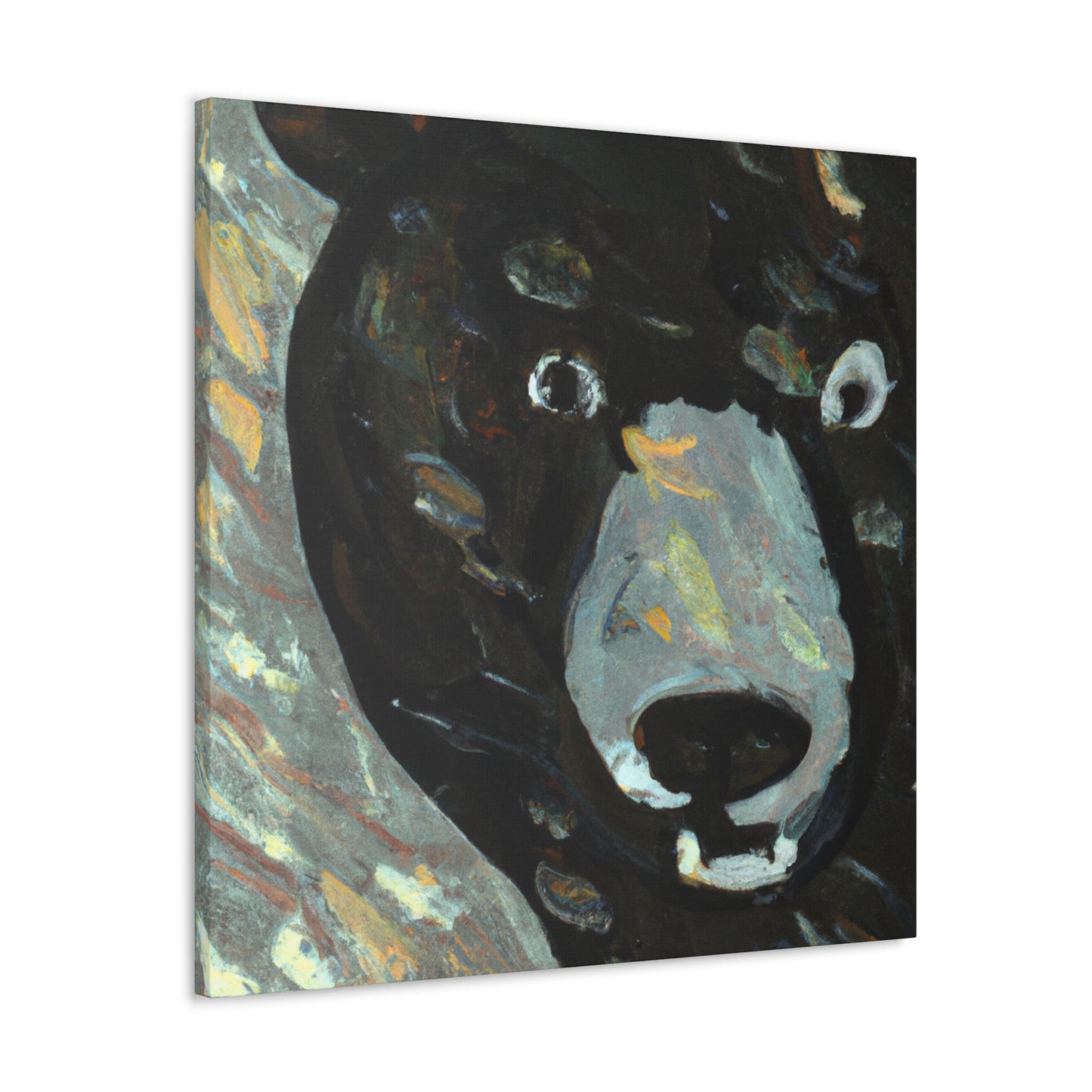 "Asiatic Black Bear Majesty" - Canvas