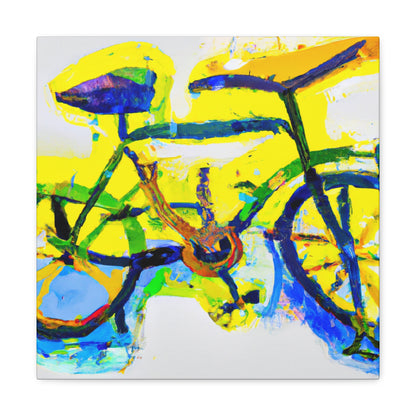 Bicycle in Abstraction - Canvas