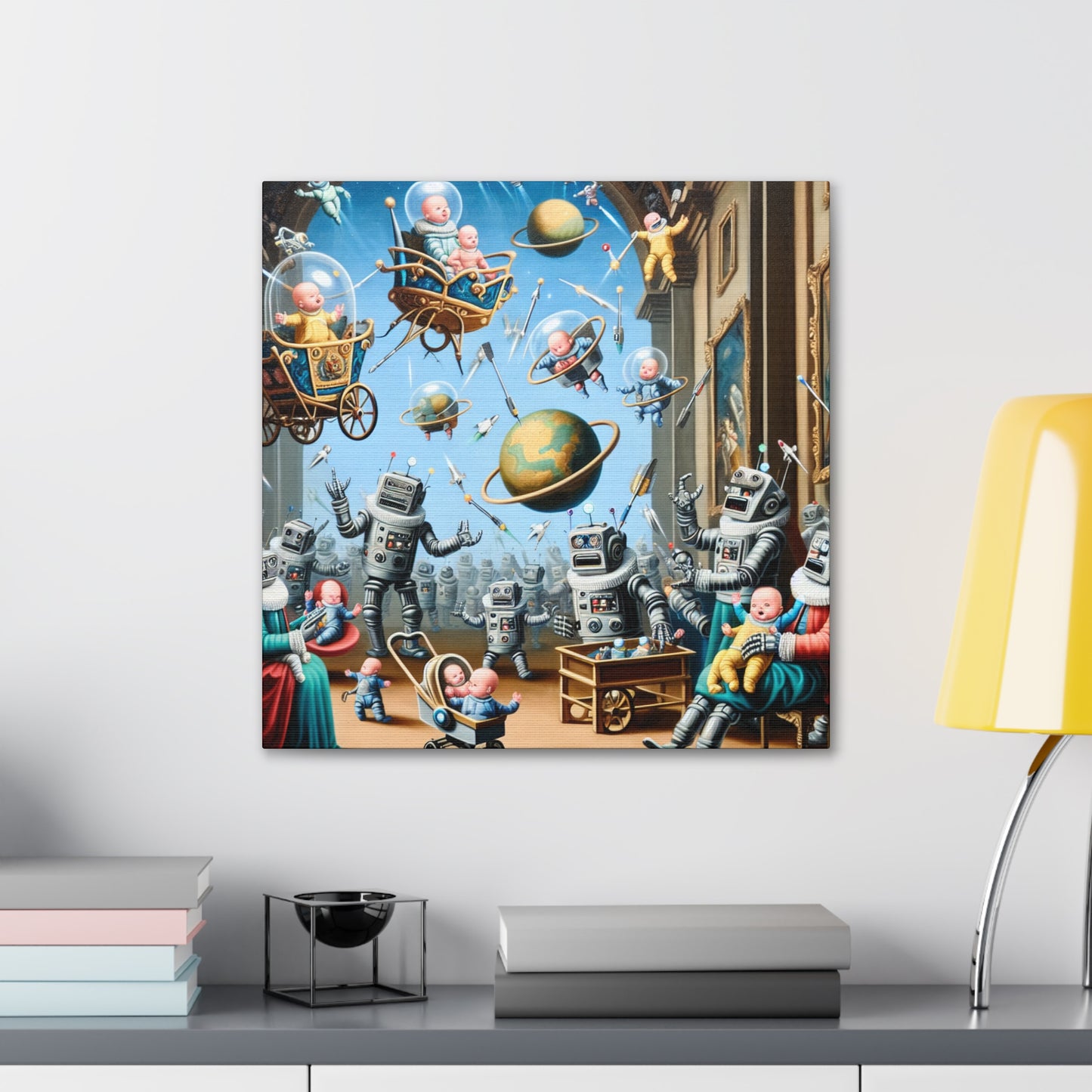 Cosmic Automaton Reverie - Canvas