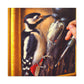 Downy Woodpecker Dreamscape - Canvas