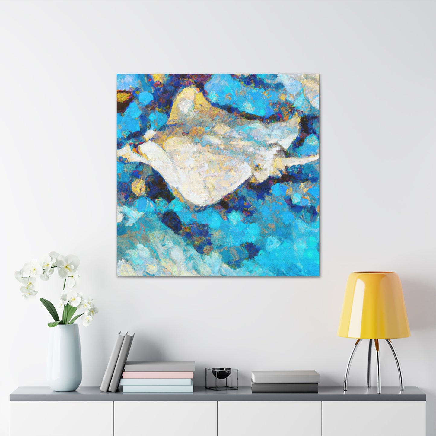 Stingray's Gleaming Majesties - Canvas