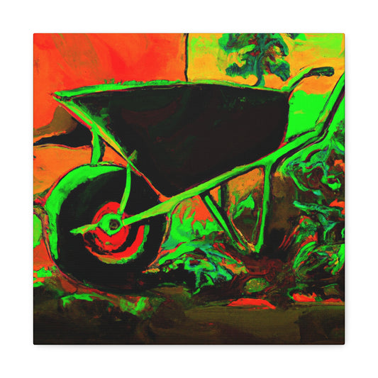 "Wheelbarrow in Motion" - Canvas