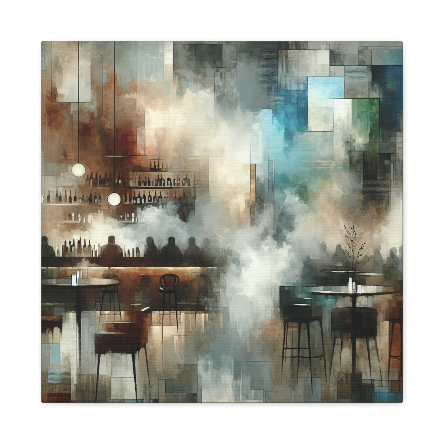 "Hazy Tavern Serenade" - Canvas