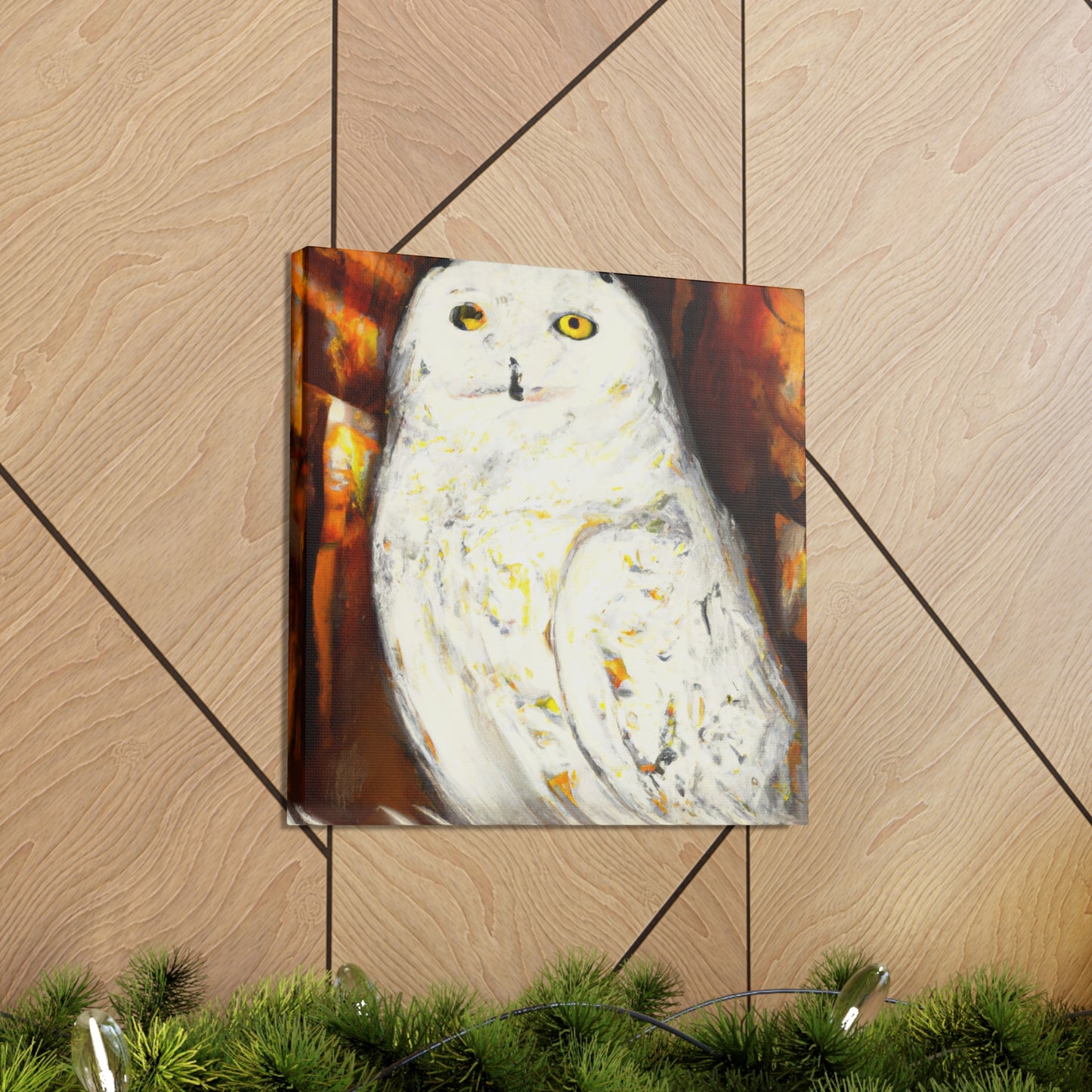 Snowy Owl Majestic Flight - Canvas