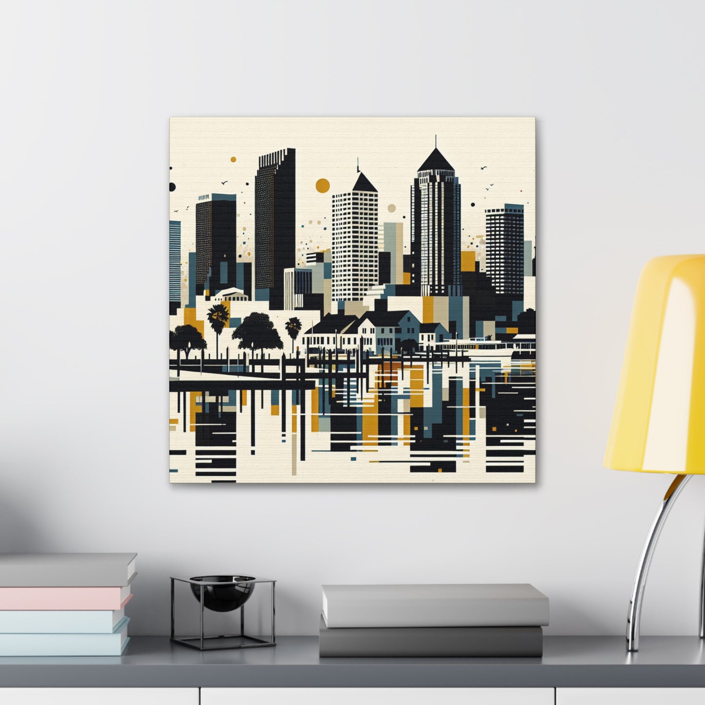 "Serene Tampa Melodies" - Canvas