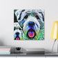 "Majestic White Great Pyrenees" - Canvas