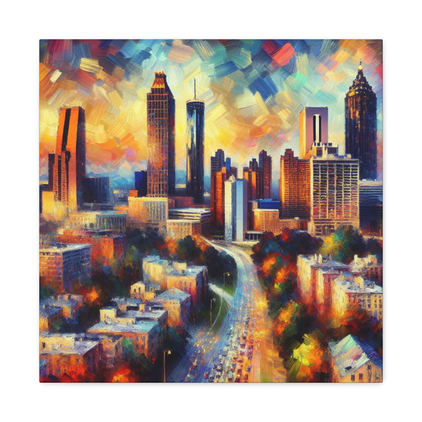 Peachtree City Twilight - Canvas