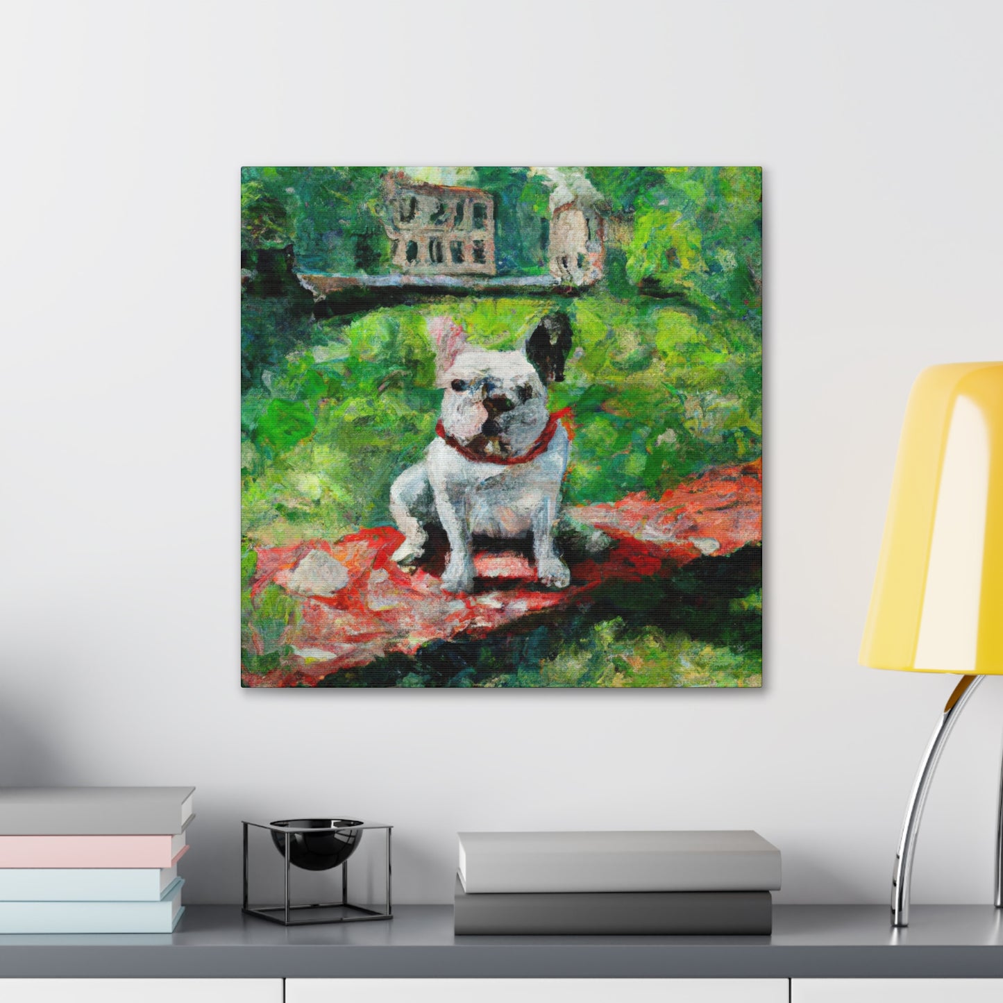 "The French Bulldog Portrait" - Canvas