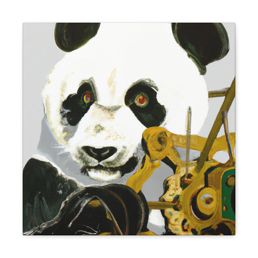 "Giant Panda Triumphant" - Canvas