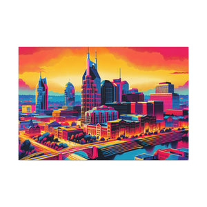 "Melodic City Vibe" - Canvas