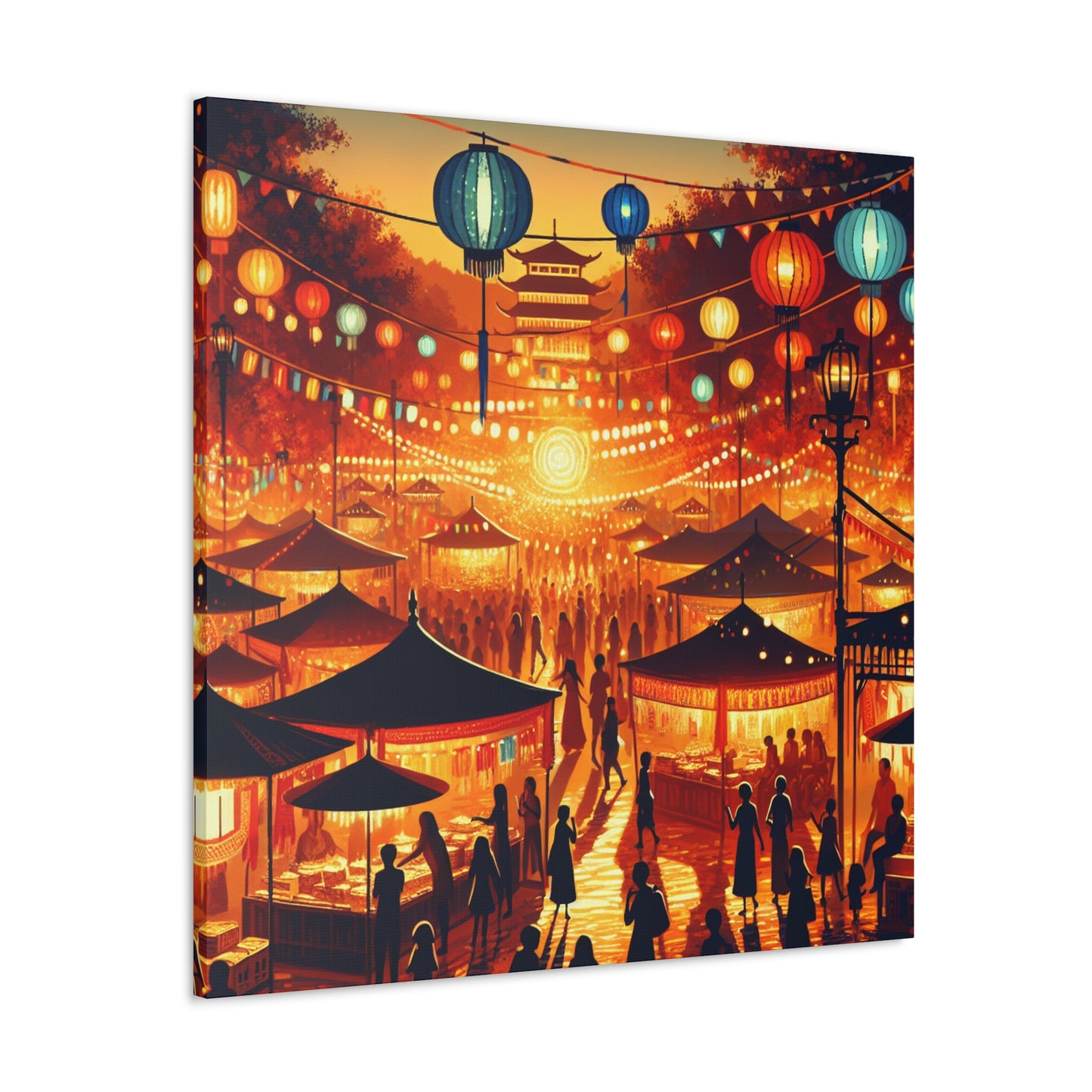 Euphoric Vibrant Gatherings - Canvas