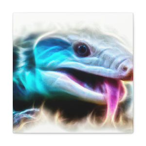 Blue Tongue Reflection - Canvas