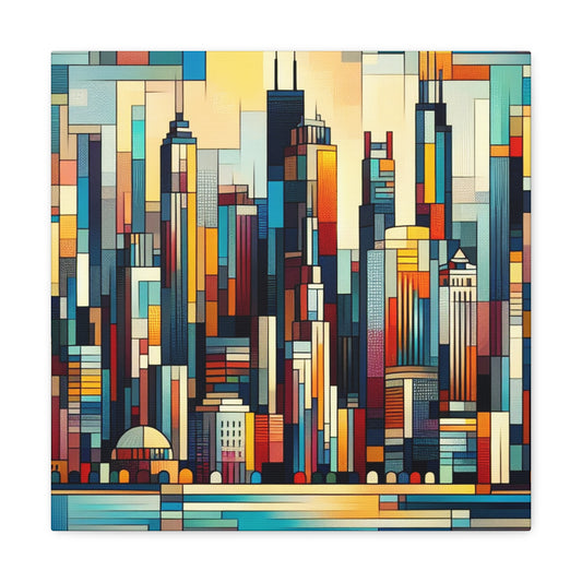 "Vibrant Urban Splendor" - Canvas