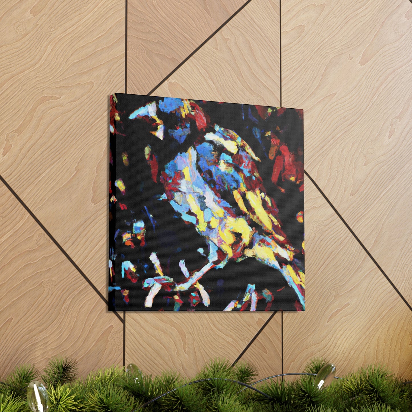 "House Finch Abstraction" - Canvas