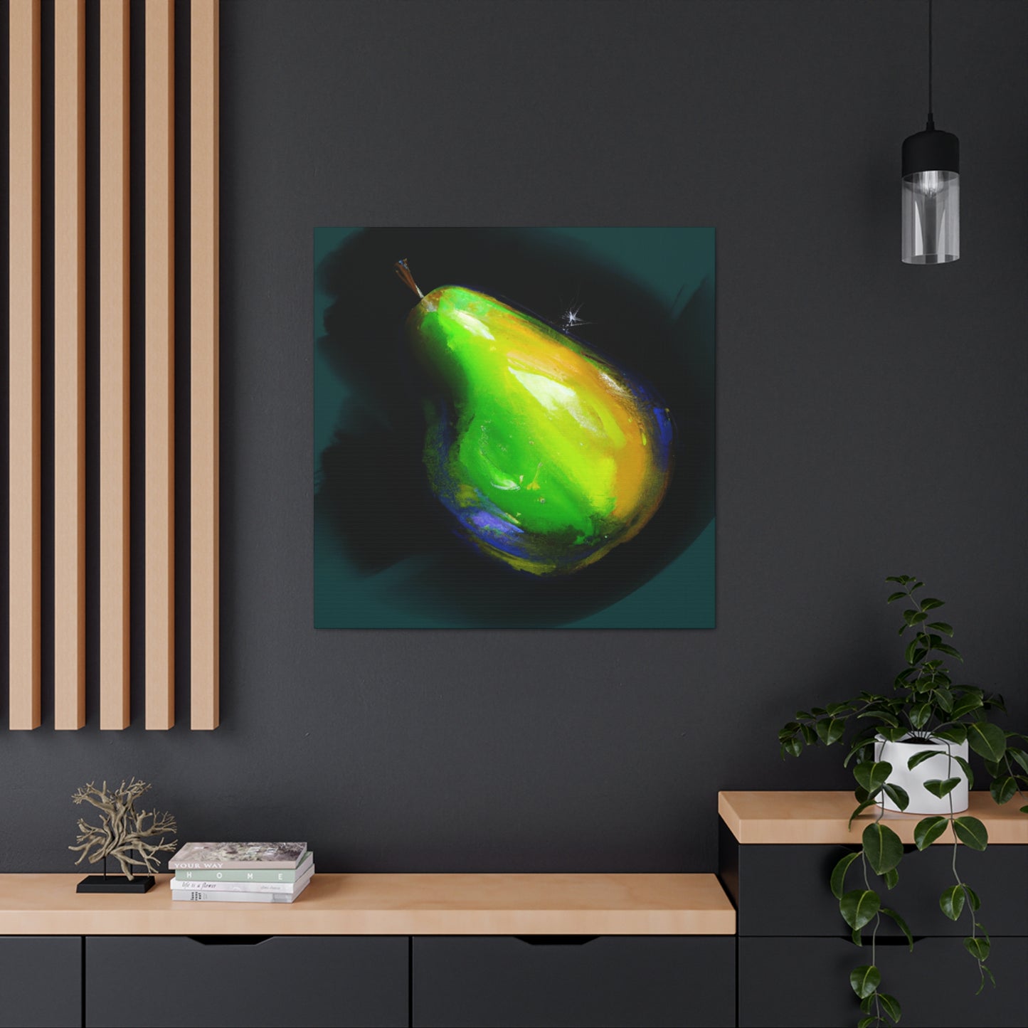 "Pear in Realism" - Canvas