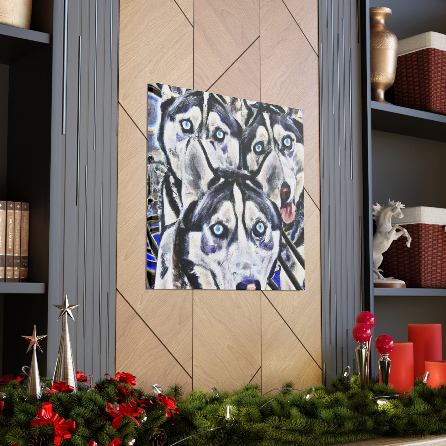 Siberian Husky Dreamscape - Canvas