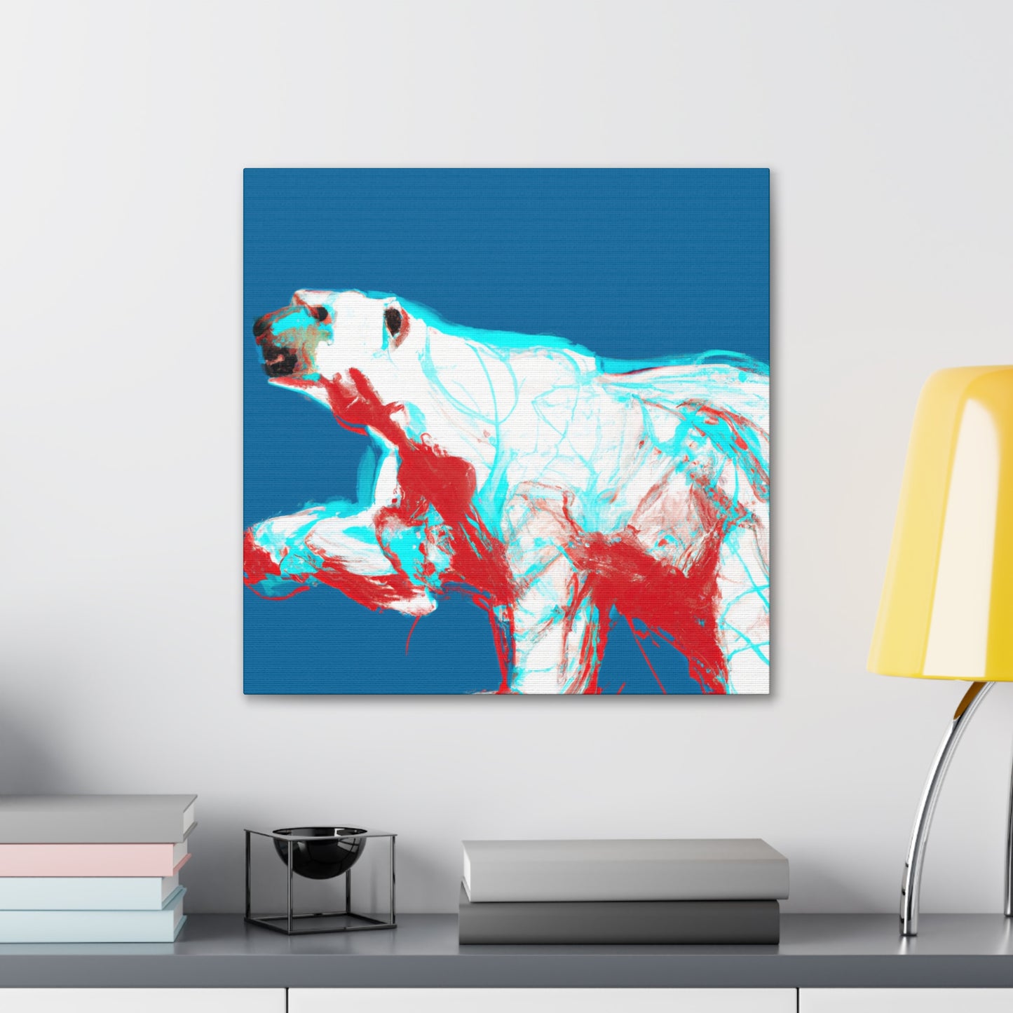 Polar Bear Minimalism - Canvas