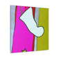 "Stockings in Neon Colors" - Canvas