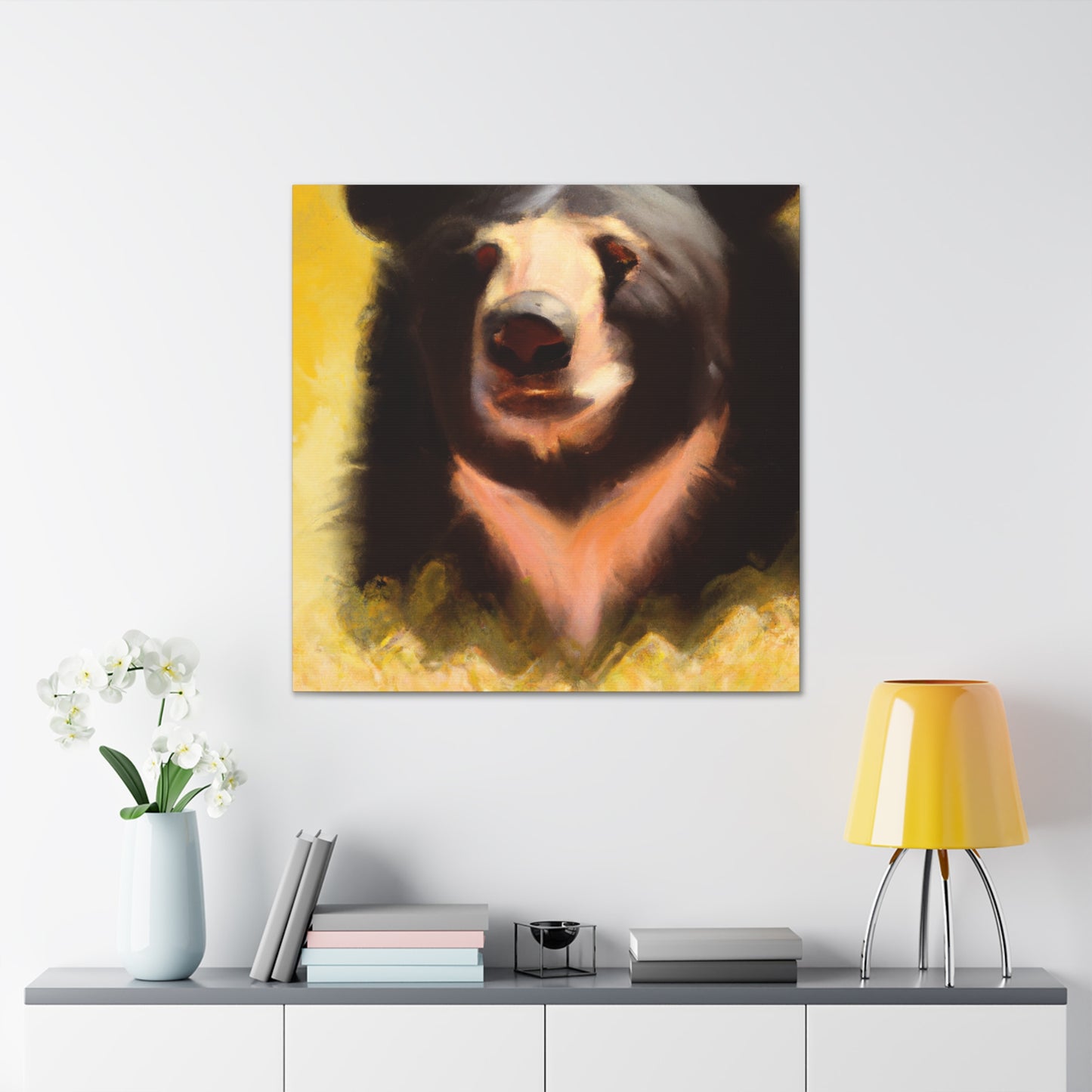 "Bear amidst Wilderness" - Canvas