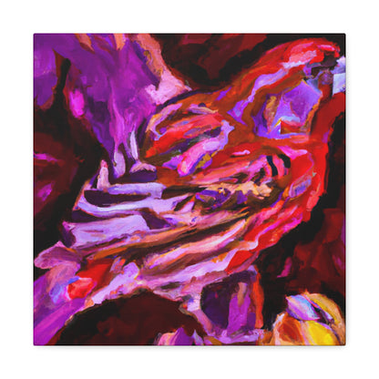 Fancy Finch Fantasia. - Canvas