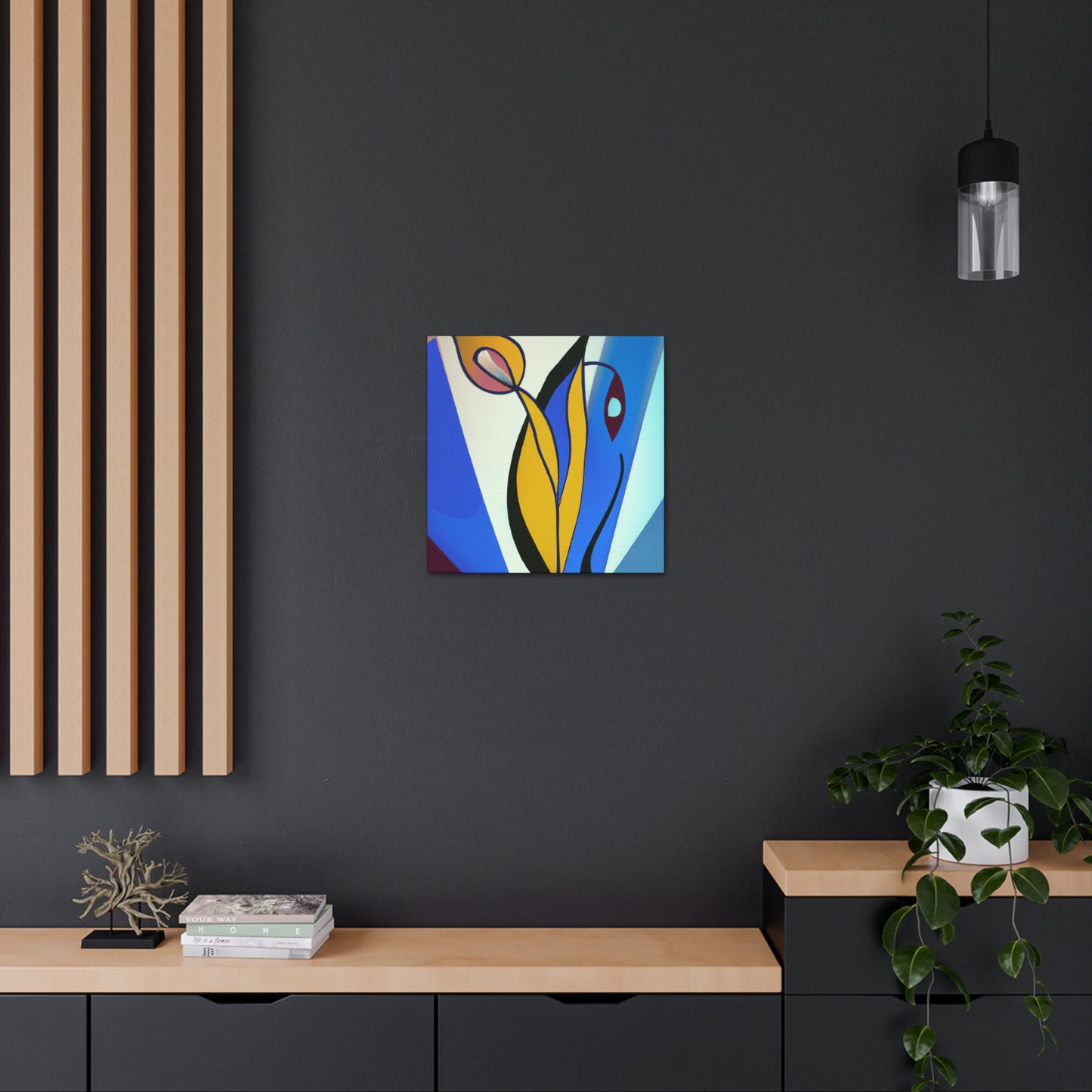 "Tulips in Art Deco." - Canvas