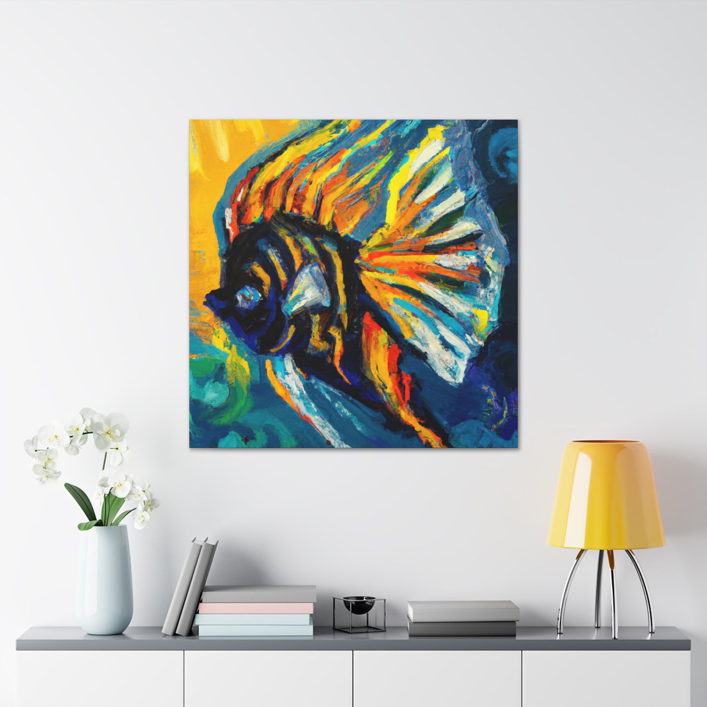 Angelfish of Impressionism - Canvas