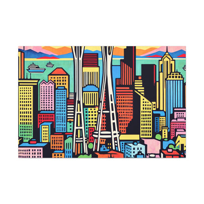 Emerald City Excitement - Canvas