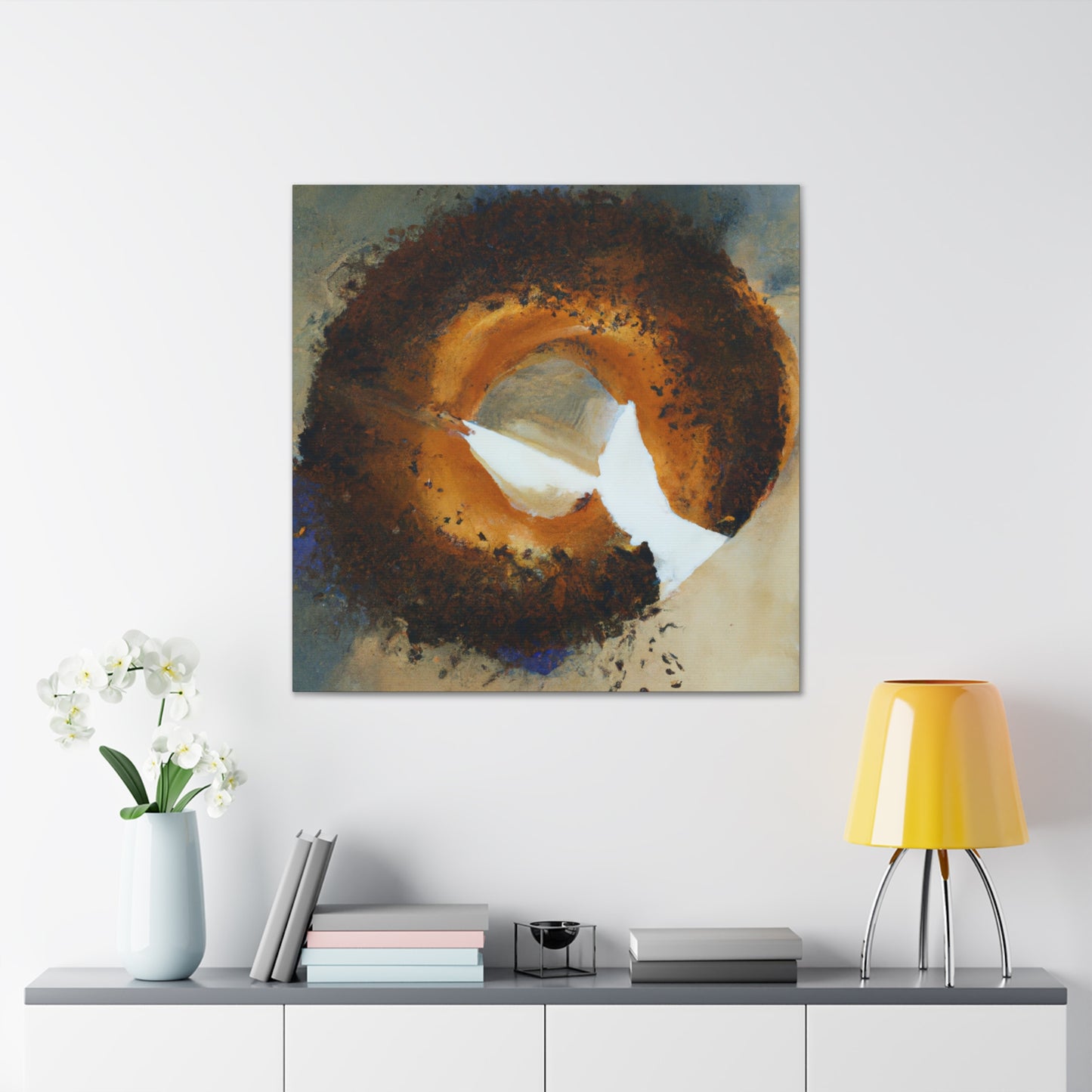 "Doughnut Delight Abstraction" - Canvas