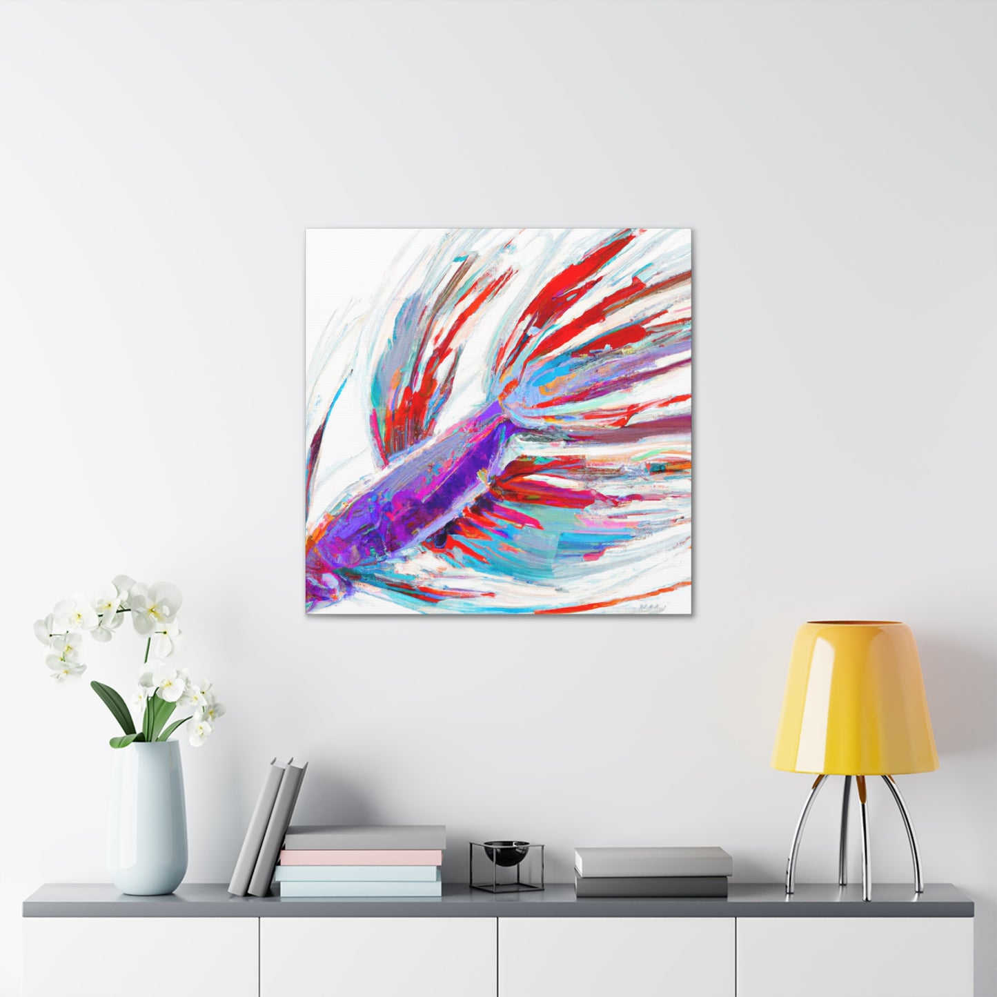 "Swordtail in Hyperrealism" - Canvas