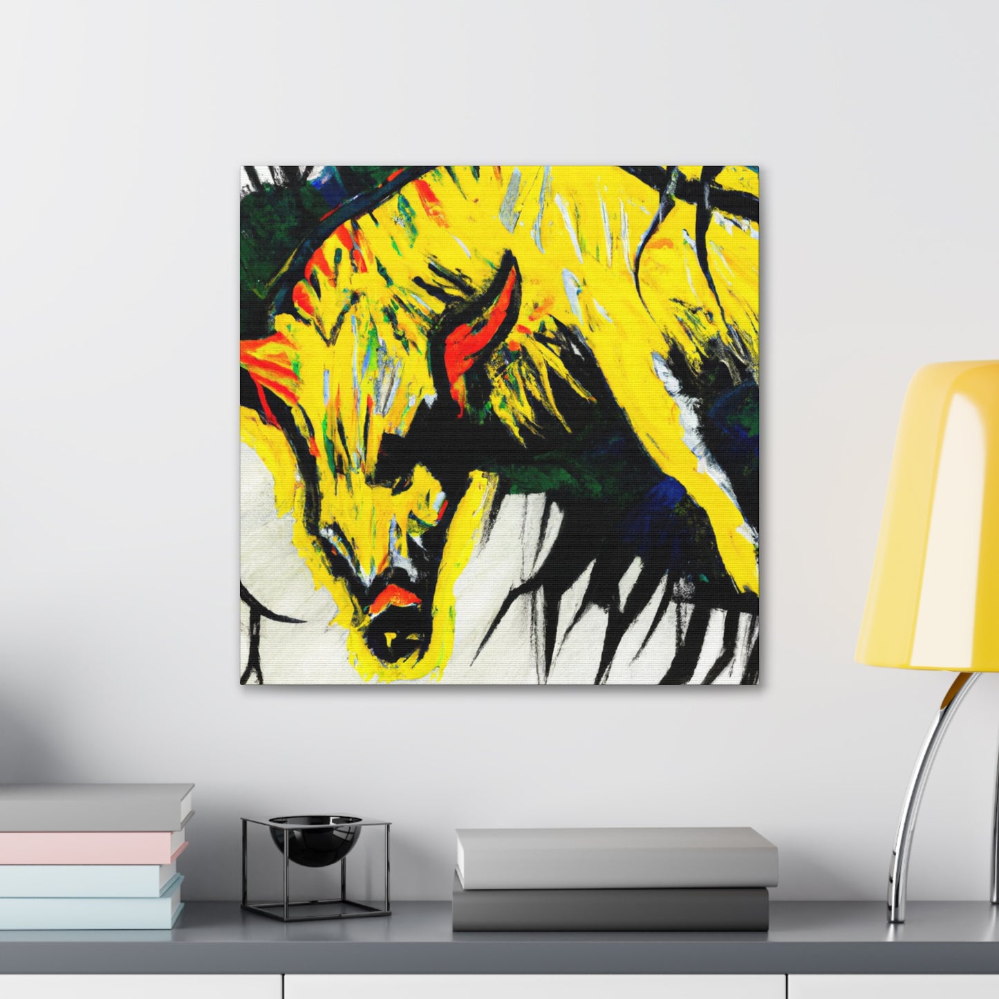 "Hyena's Masked Identity" - Canvas