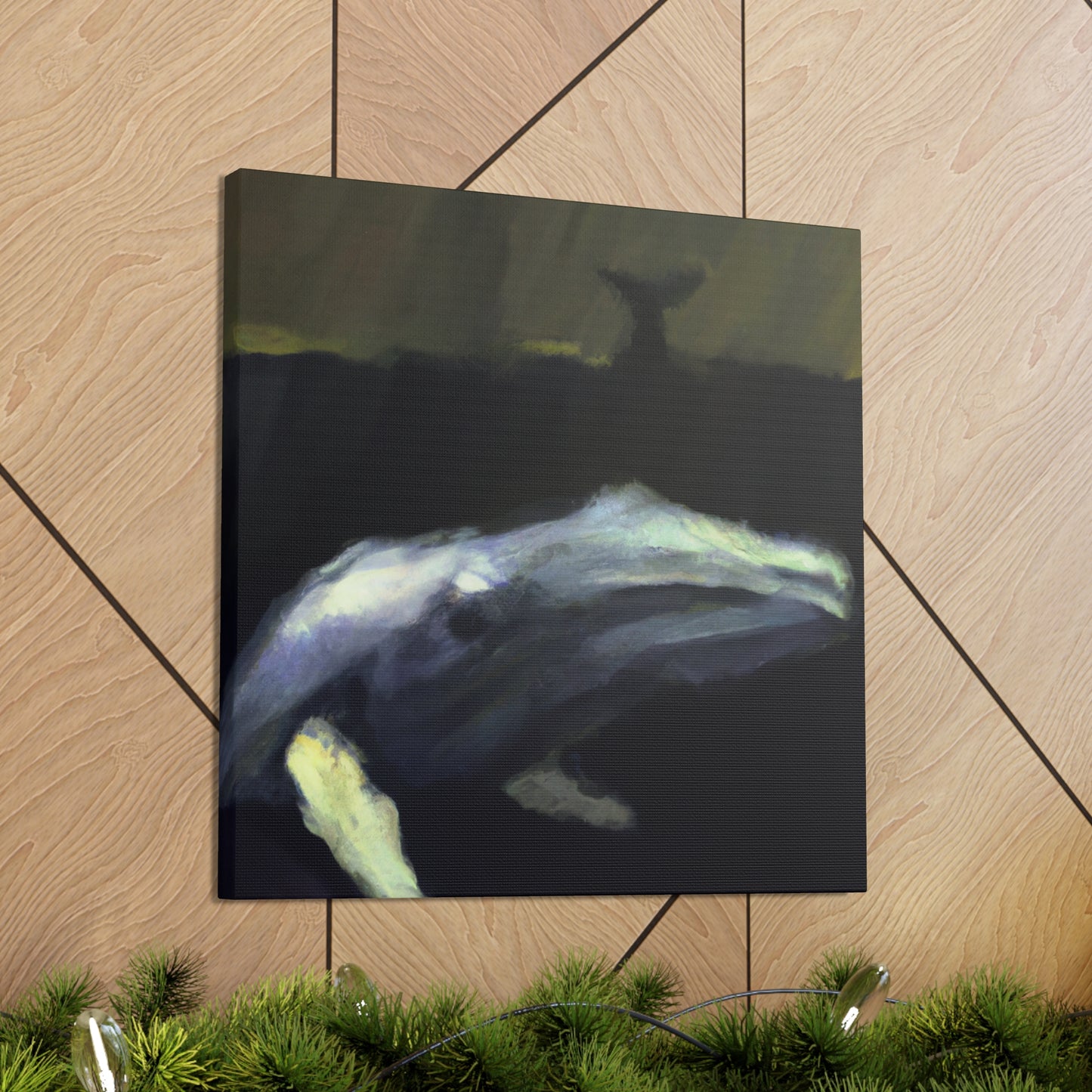 "Whale on the Horizon" - Canvas