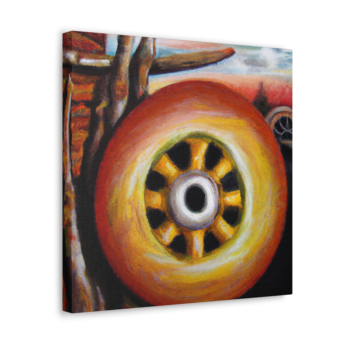 "Wheels in a Dreamscape" - Canvas