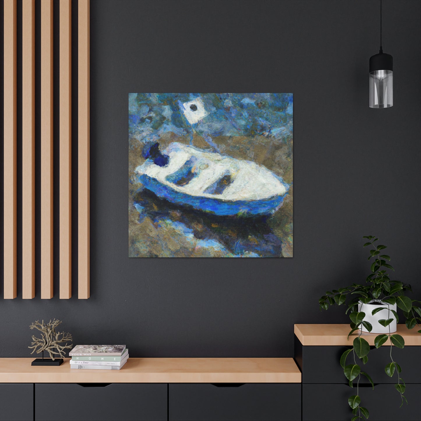 "Dinghy on Still Waters" - Canvas