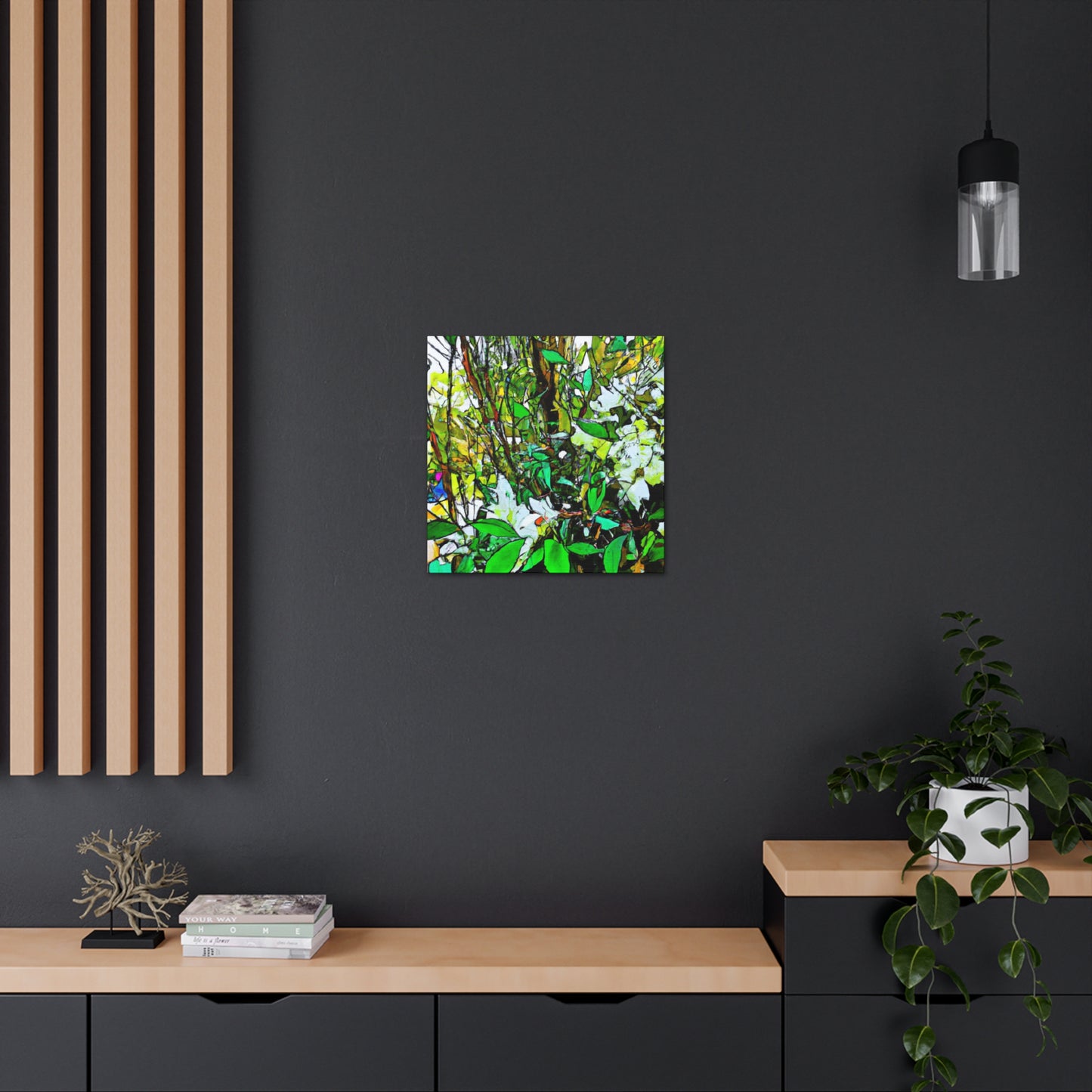 "Gardenia in Abstraction" - Canvas