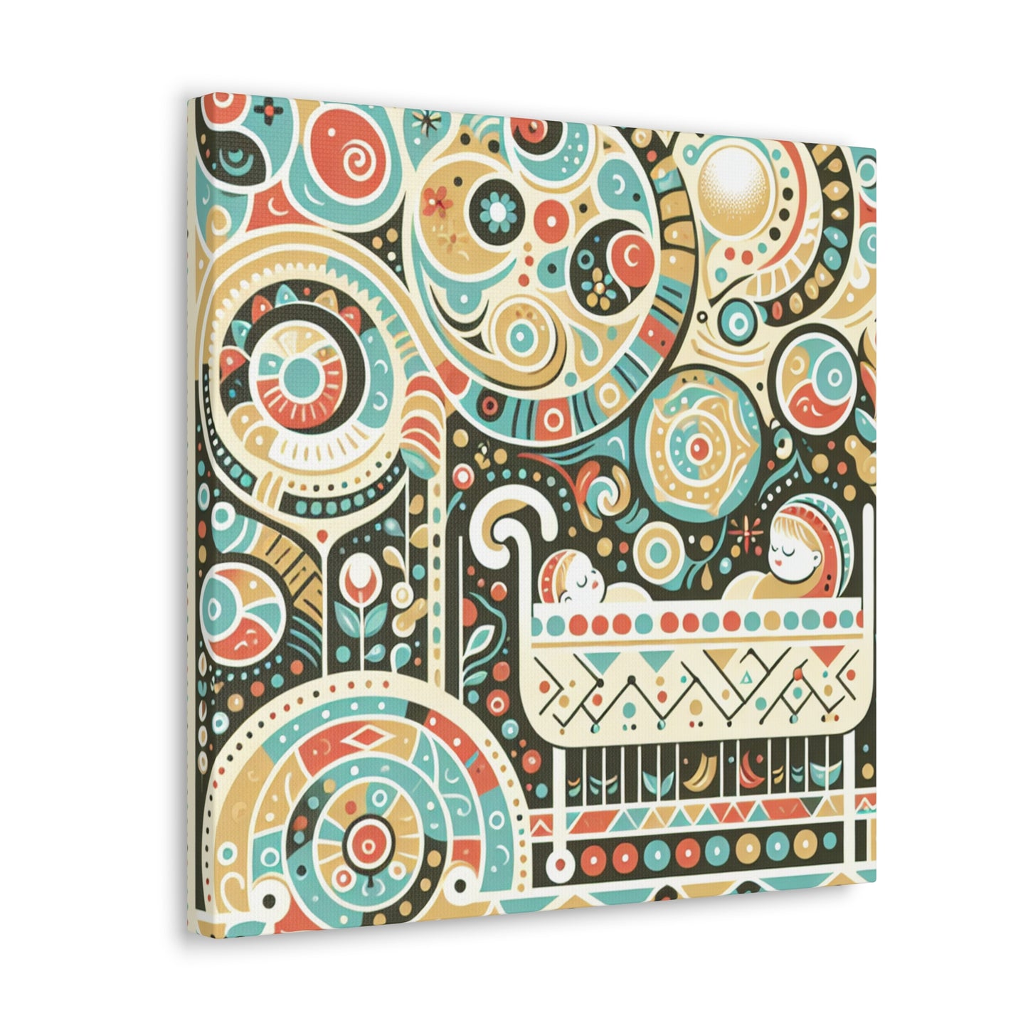 Whimsical Heritage Hues - Canvas