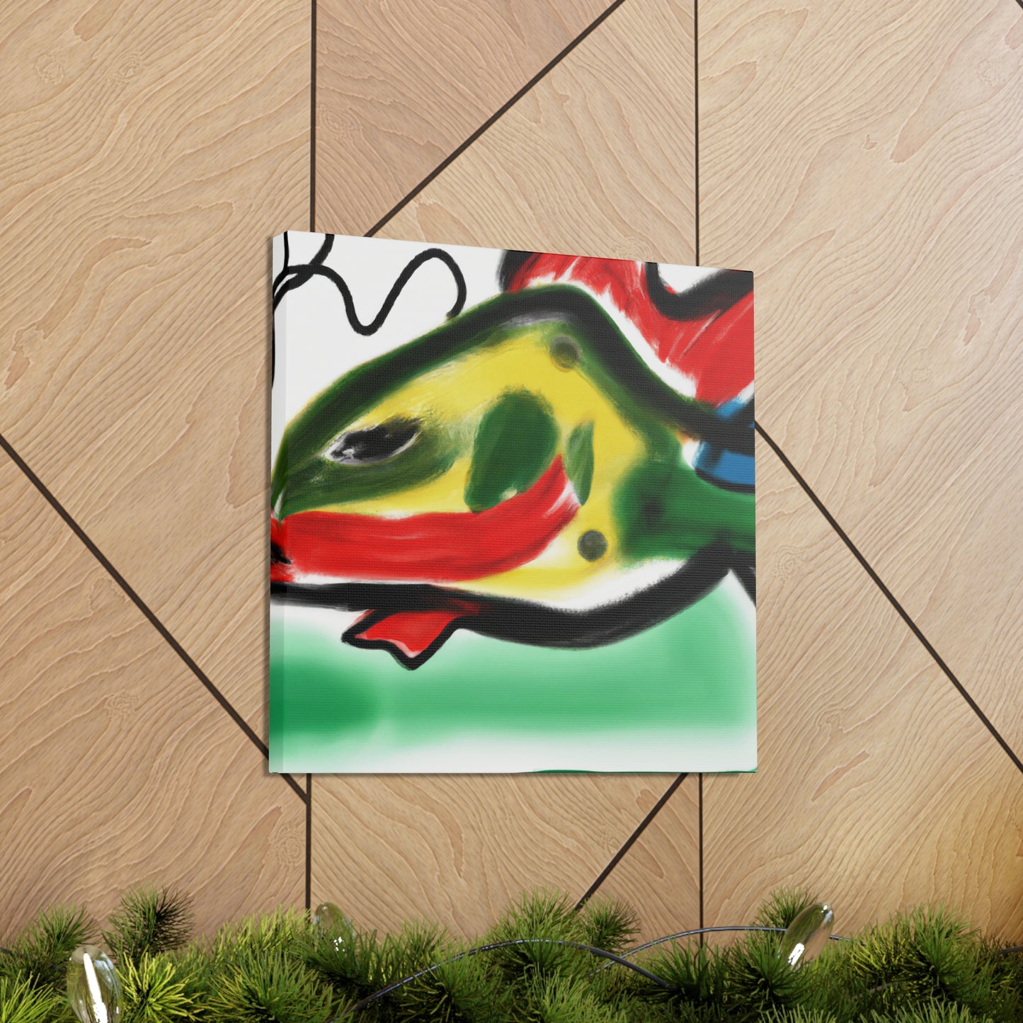 "Swordtail in Abstract Form" - Canvas