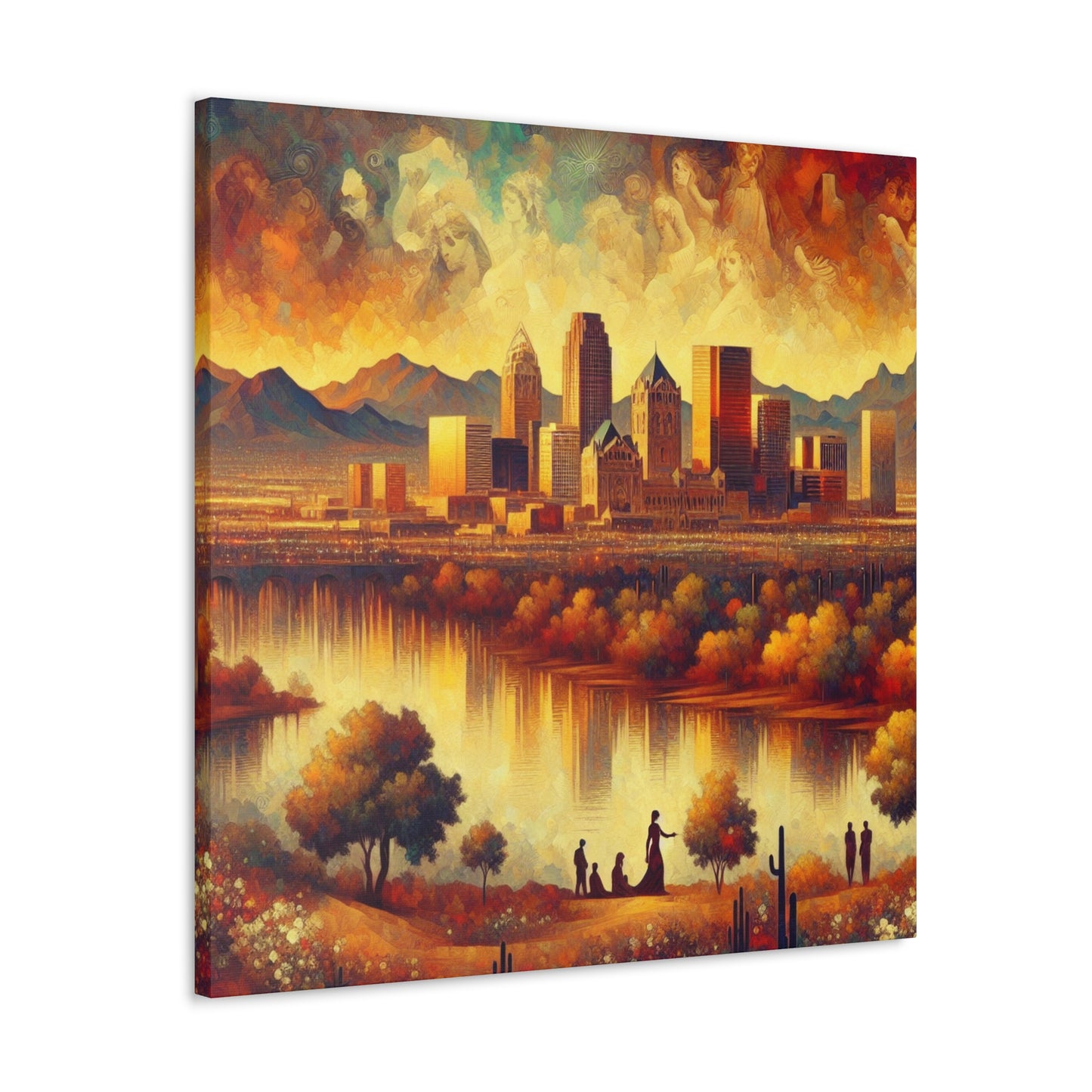 "Desert Phoenix Ascending" - Canvas