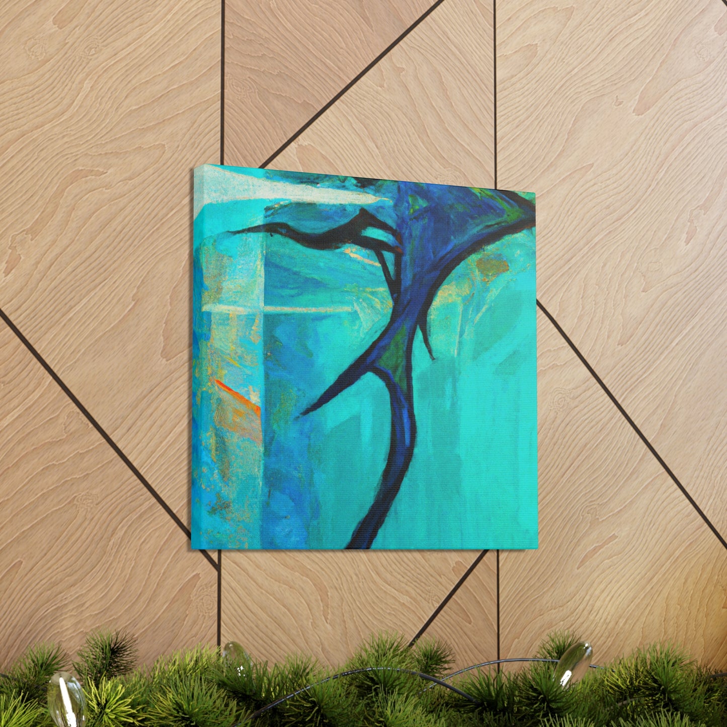 "Sailfish in Art Deco" - Canvas